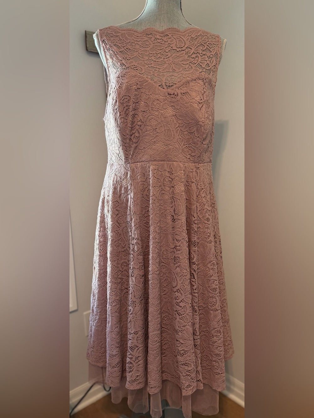 TORRID Romantic high neck fit and flare lace midi dress balletcore, feminine